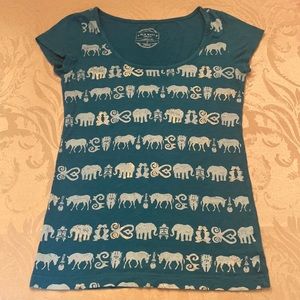 Animal Stampede tribal T-shirt